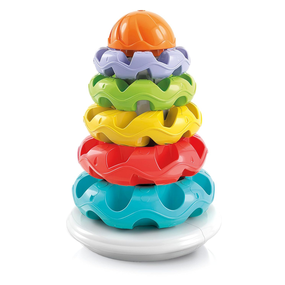 Clementoni Baby Anelli Impilabili – Torre Colorata 6-36 Mesi