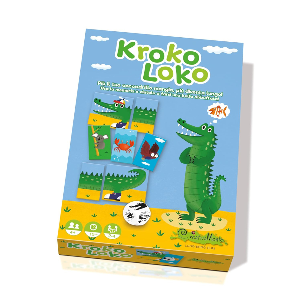 CreativaMente Kroko Loko gioco da tavolo di memoria