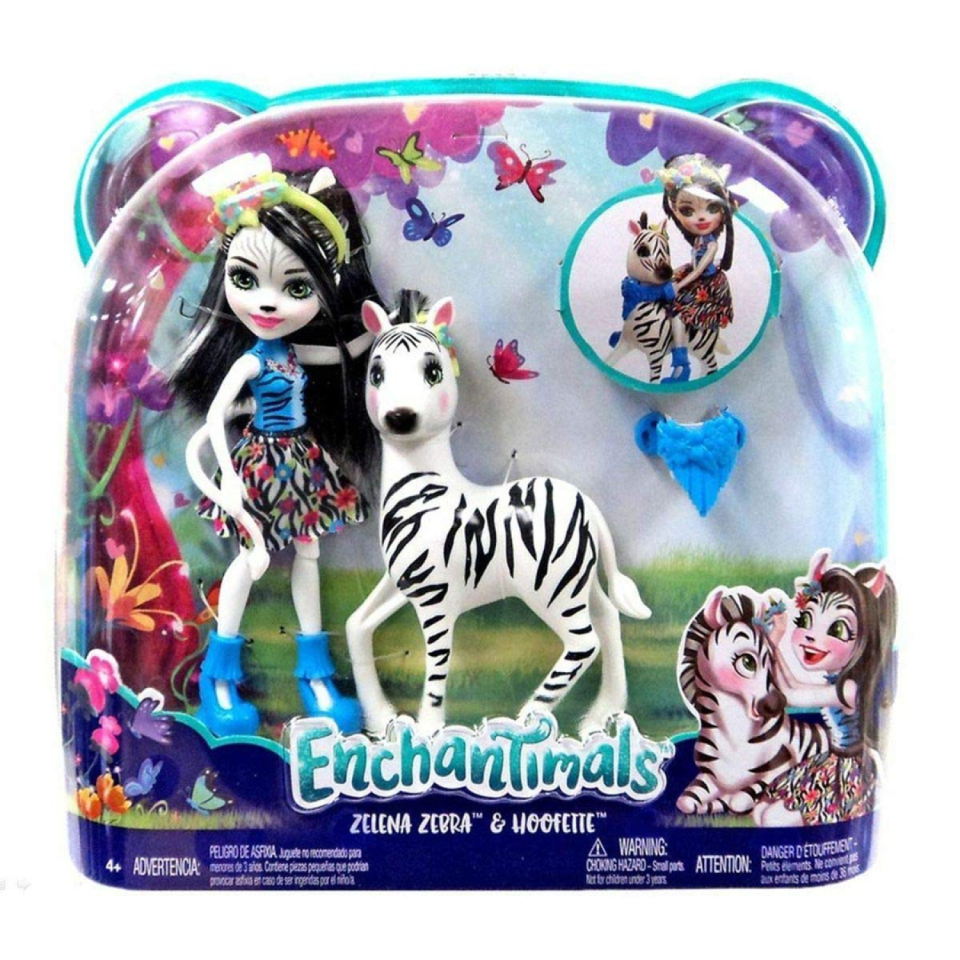 Enchantimals bambola Zelena Zebra con Hoofette