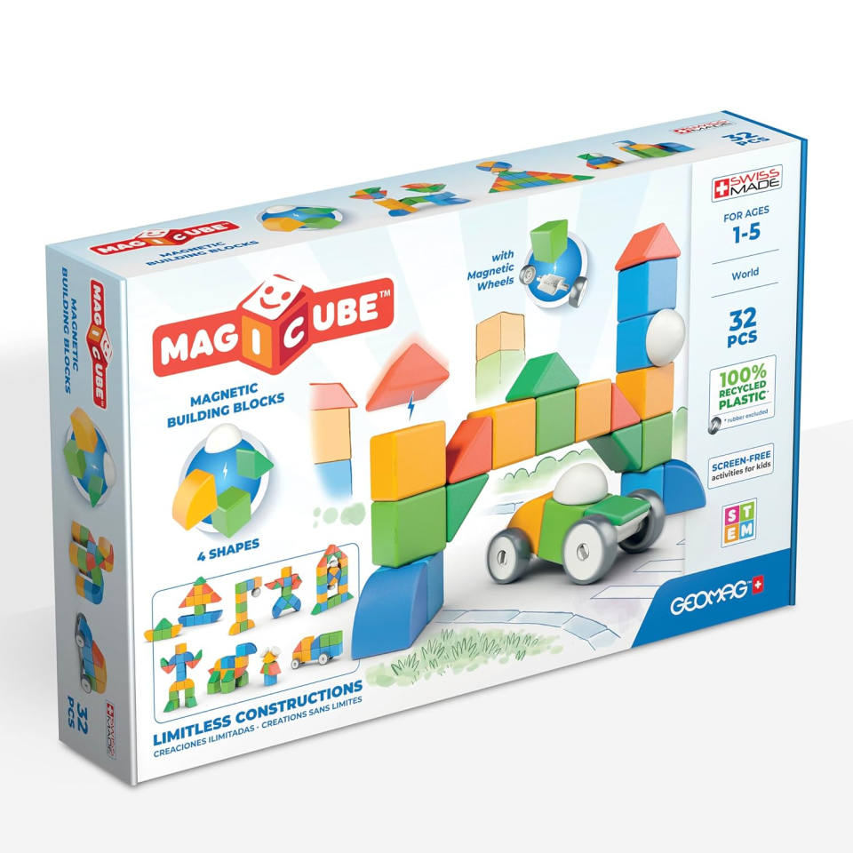 Geomag Magicube blocchi magnetici da 1 anno