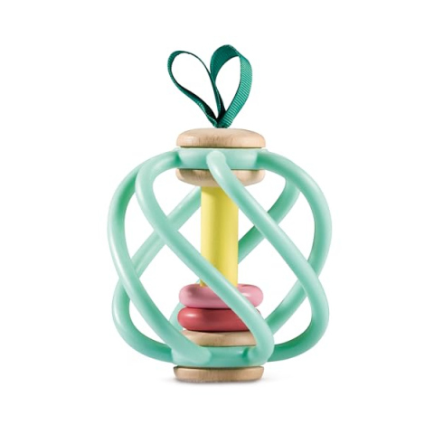 Hape Afferra la Mela – Gioco Sensoriale Neonati con Anelli Sonori