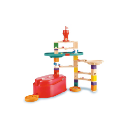Hape Quadrilla Set Contenitori – Pista Biglie Modulare in Legno