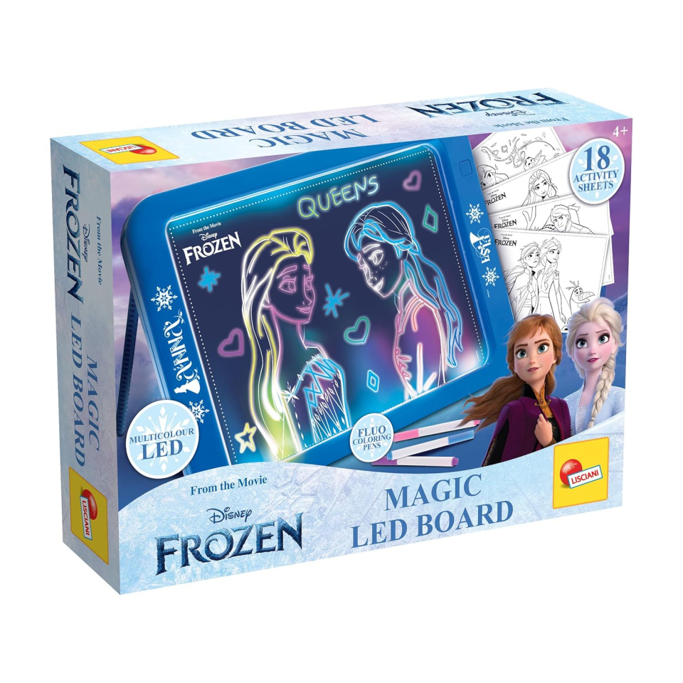 Lavagna LED Magica Frozen – Lisciani Giochi con Pennarelli Fluo
