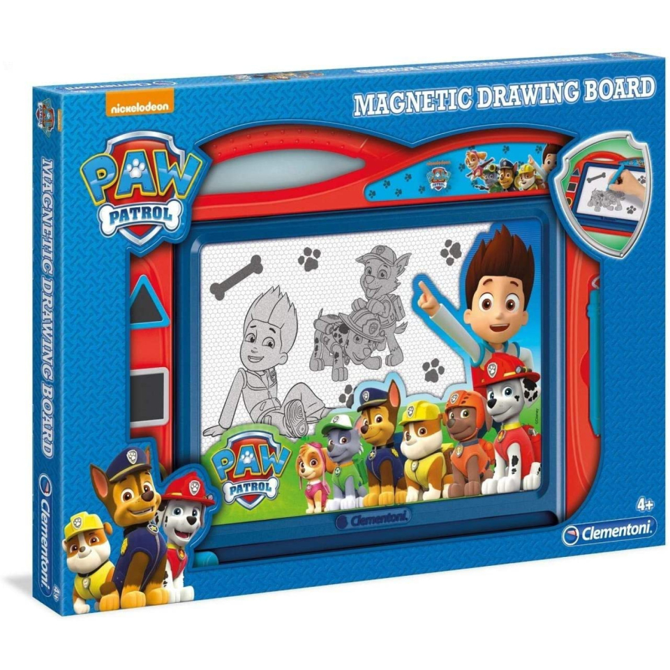Lavagna Magnetica Paw Patrol Clementoni con Stampini