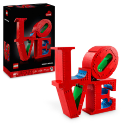LEGO Art LOVE - Scultura di Robert Indiana in Mattoncini 31214