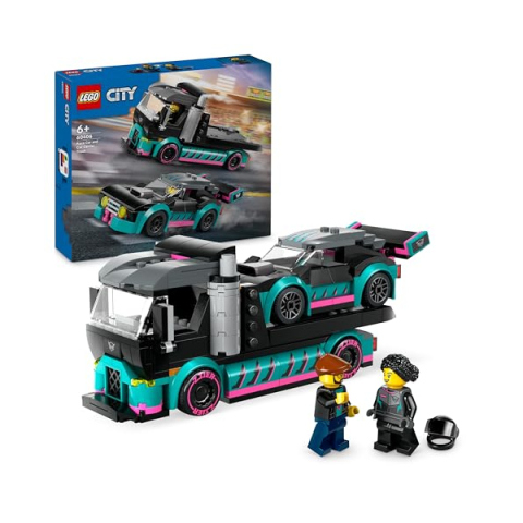 LEGO City Auto da Corsa e Camion Trasportatore 60406
