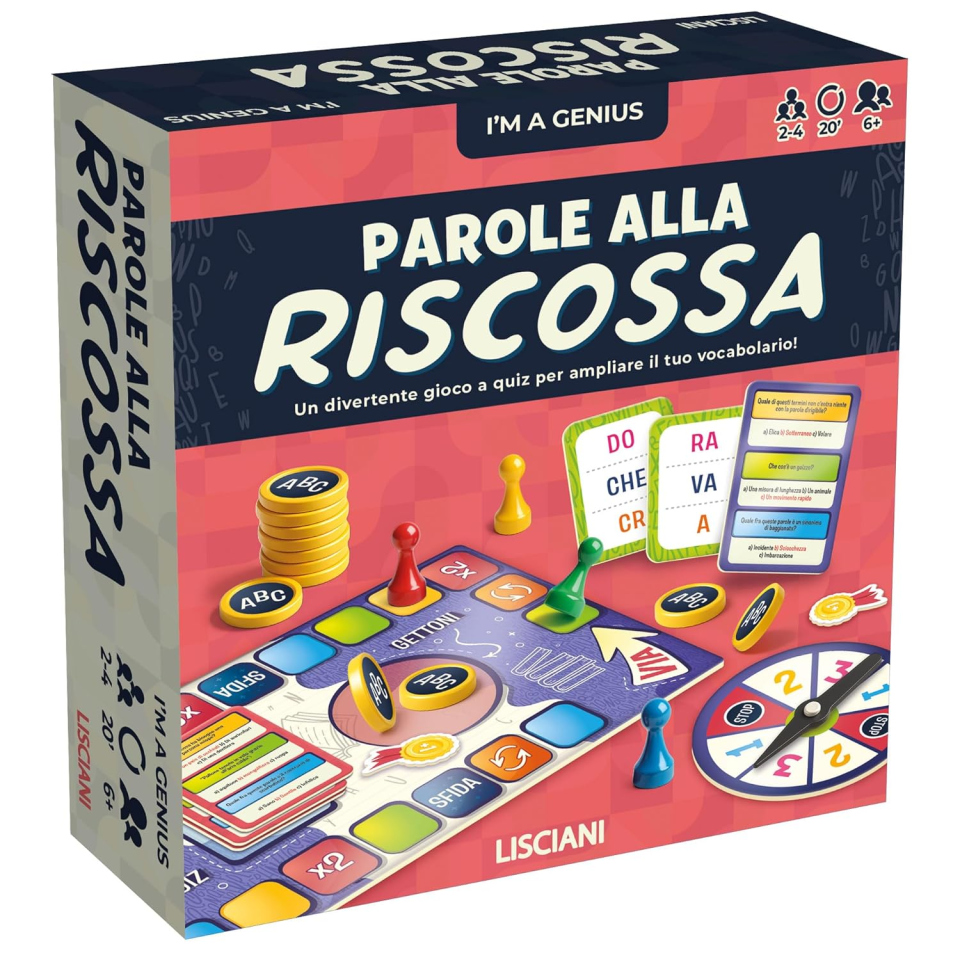 Lisciani I'm a Genius – Parole alla Riscossa, gioco da tavolo educativo