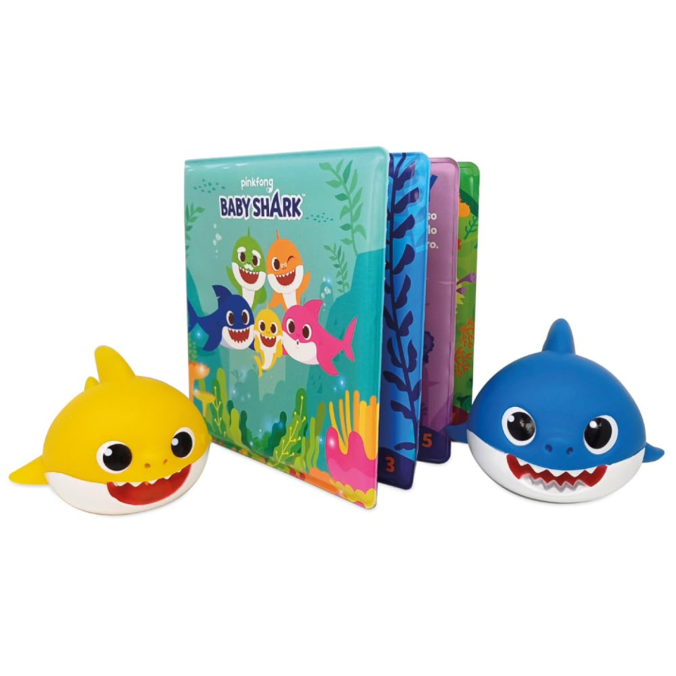 ODS Baby Shark set bagnetto con libro impermeabile