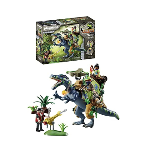 Playmobil Dino Rise Spinosauro 71260 con Armatura e Cannone