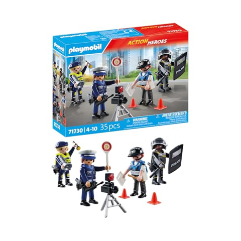 Playmobil Set Personaggi Polizia 71730 – Action Heroes