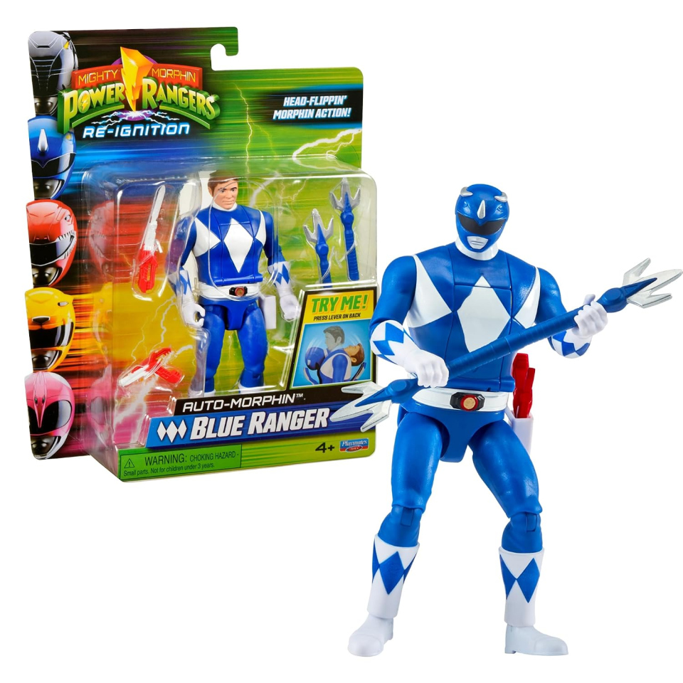 Power Rangers Mighty Morphin figura Ranger Blu 15 cm