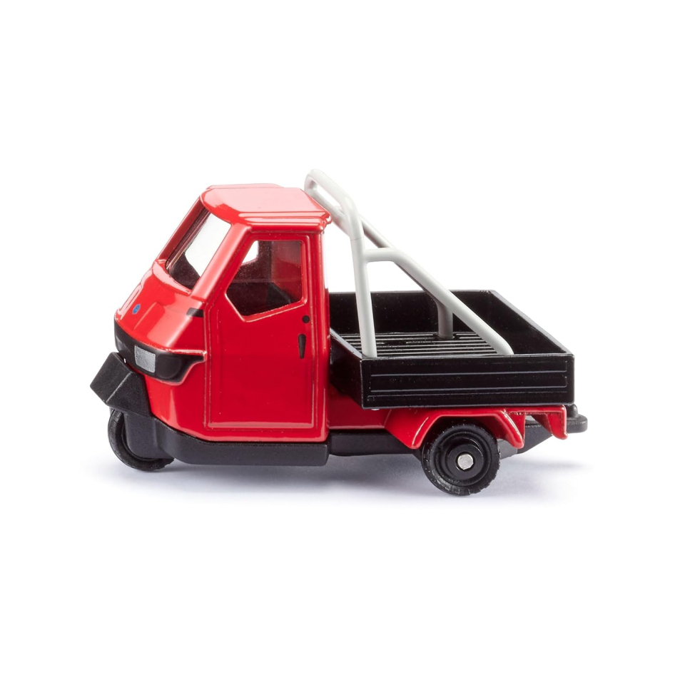 Siku Super modellino Piaggio Ape Cross rosso-nero