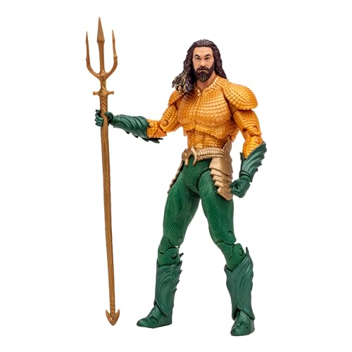 Action Figures Aquaman 18 cm – Personaggio con accessori – da 12 anni