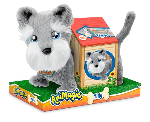 Animagic Tilly Terrier Peluche Cane interattivo, da 3 anni