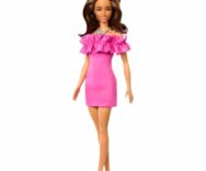 Barbie Bambola Fashionistas n. 217, 65 Anniversario, con Abito Rosa, HRH15