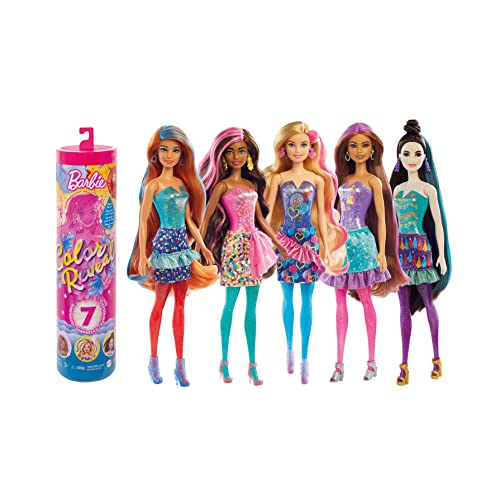 Barbie Color Reveal con 7 Sorprese, Bambole Linea Party, GTR96