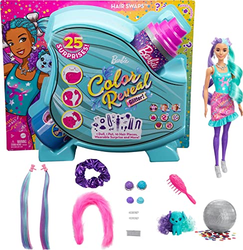 Barbie Color Reveal Glitter Viola, HBG41