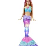 Barbie Dreamtopia Sirena con Coda che si Illumina, da 3 Anni, HDJ36
