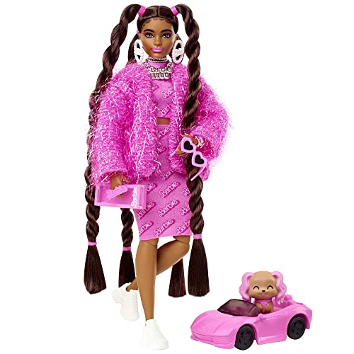 Barbie Extra con Completo da 2 Pezzi e Cagnolino, HHN06