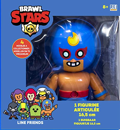 Lansay Brawl Stars – 1 statuetta articolata 16,5 cm, El Primo