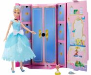 Cenerentola Royal Fashion Reveal, bambola con 12 abiti e accessori da 3 anni – Mattel Disney Princess HMK53
