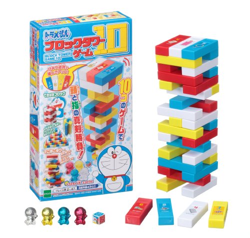 Doraemon block tower, Gioco di costruzioni con blocchi da 4 anni – Epoch