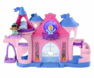 PlaySet Castello con Luci e Suoni, incluse Principesse Disney Cenerentola e Jasmine, da 1-5 Anni – FisherPrice Little People