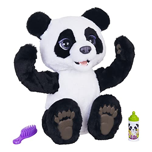 Plum Cucciolo di Panda Interattivo, peluche con suoni e movimenti – FurReal