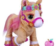 FurReal Pony Stiloso peluche interattivo, Cinnamon, inclusi 26 accessori per Acconciature – Hasbro
