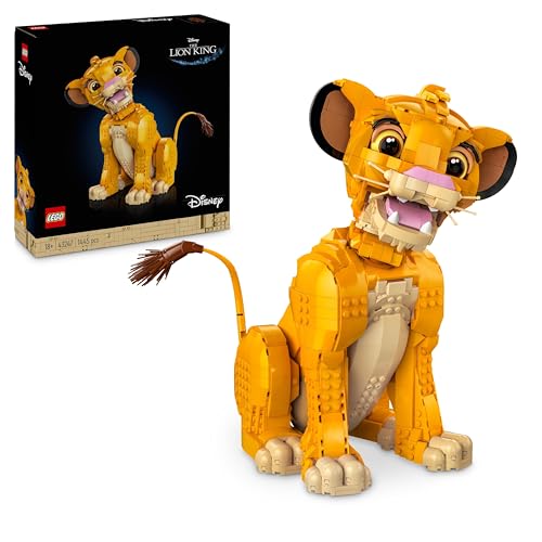 LEGO Disney Giovane Simba, gioco di costruzioni per adulti, Il Re Leone 43247