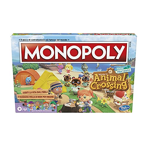 Monopoly Animal Crossing, gioco da tavolo da 8 anni – Hasbro Gaming