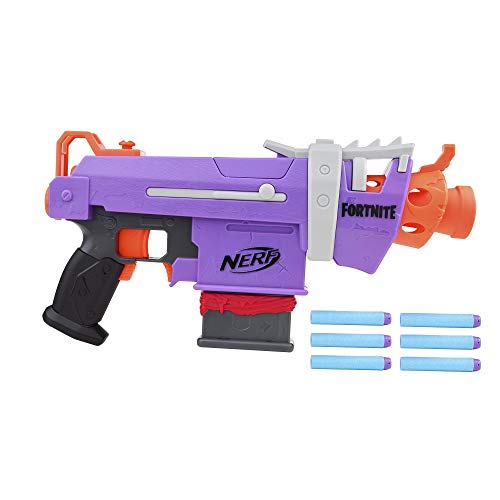 Nerf Fortnite Blaster Motorizzato smg-e con Clip, Include 6 Dardi Ufficiali Nerf Elite – Hasbro E8977EU4