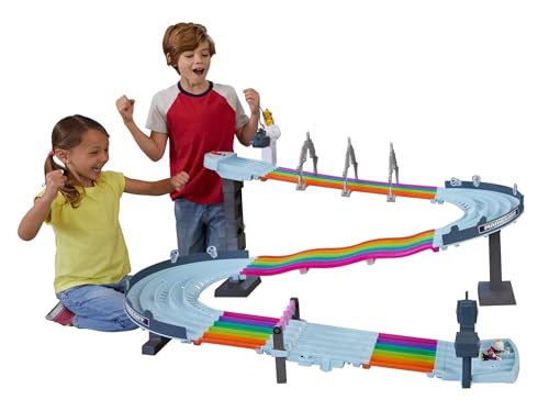 Pista Arcobaleno Mario Kart, lunga 2 metri con 2 macchinine, da 4 anni – Hot Wheels