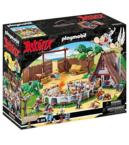 PLAYMOBIL Asterix 70931 Grande Banchetto del Villaggio, da 5 anni