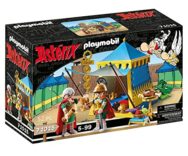 PLAYMOBIL Asterix 71015 Tenda del Capo con Generali