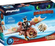 Dragon Racing Playmobil, Gambedipesce e Muscolone, da 4 Anni – 70729 DreamWorks