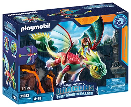 Playmobil Dragons I nove Regni, Feathers & Alex, da 4 Anni – 71083 DreamWorks