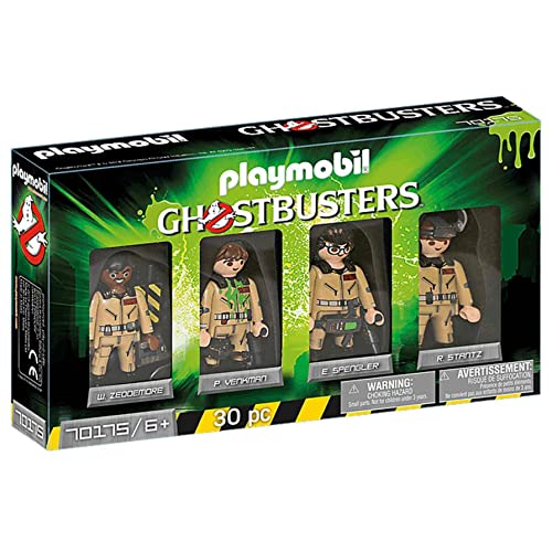 PLAYMOBIL Ghostbusters 70175, Set con i 4 personaggi, da 6 Anni