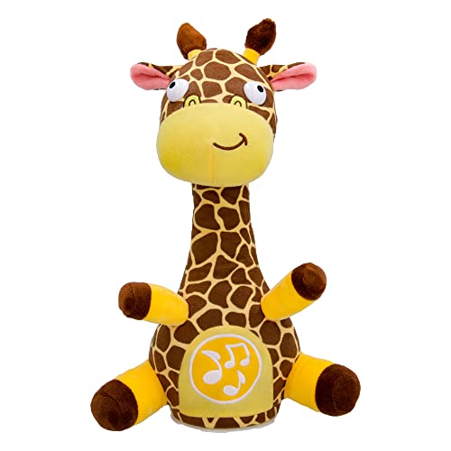 Pupazzo interattivo Georgina La Giraffa, Peluche che Canta, Balla e Risponde ai Suoni, da 2 anni – My Fisrt Club Petz