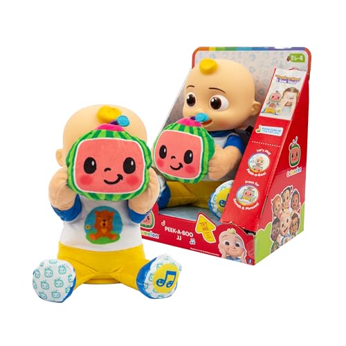 Pupazzo Interattivo di Cocomelon JJ Peek e Boo, 30cm con Suoni e Movimento, da 18 mesi –  Giochi Preziosi