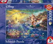 Puzzle la Sirenetta, Thomas Kinkade 1000 pezzi, 69 x 49 cm da 12 anni – Schmidt