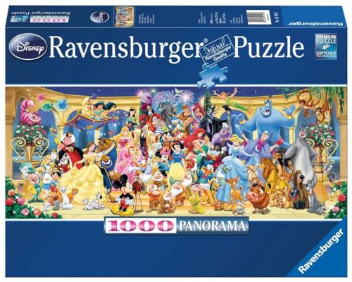 Puzzle Panorama Disney, 1000 pezzi, Idea regalo per Adulti e Ragazzi – Ravensburger